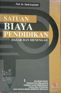 Image of Satuan Biaya Pendidikan Dasar Dan Menengah